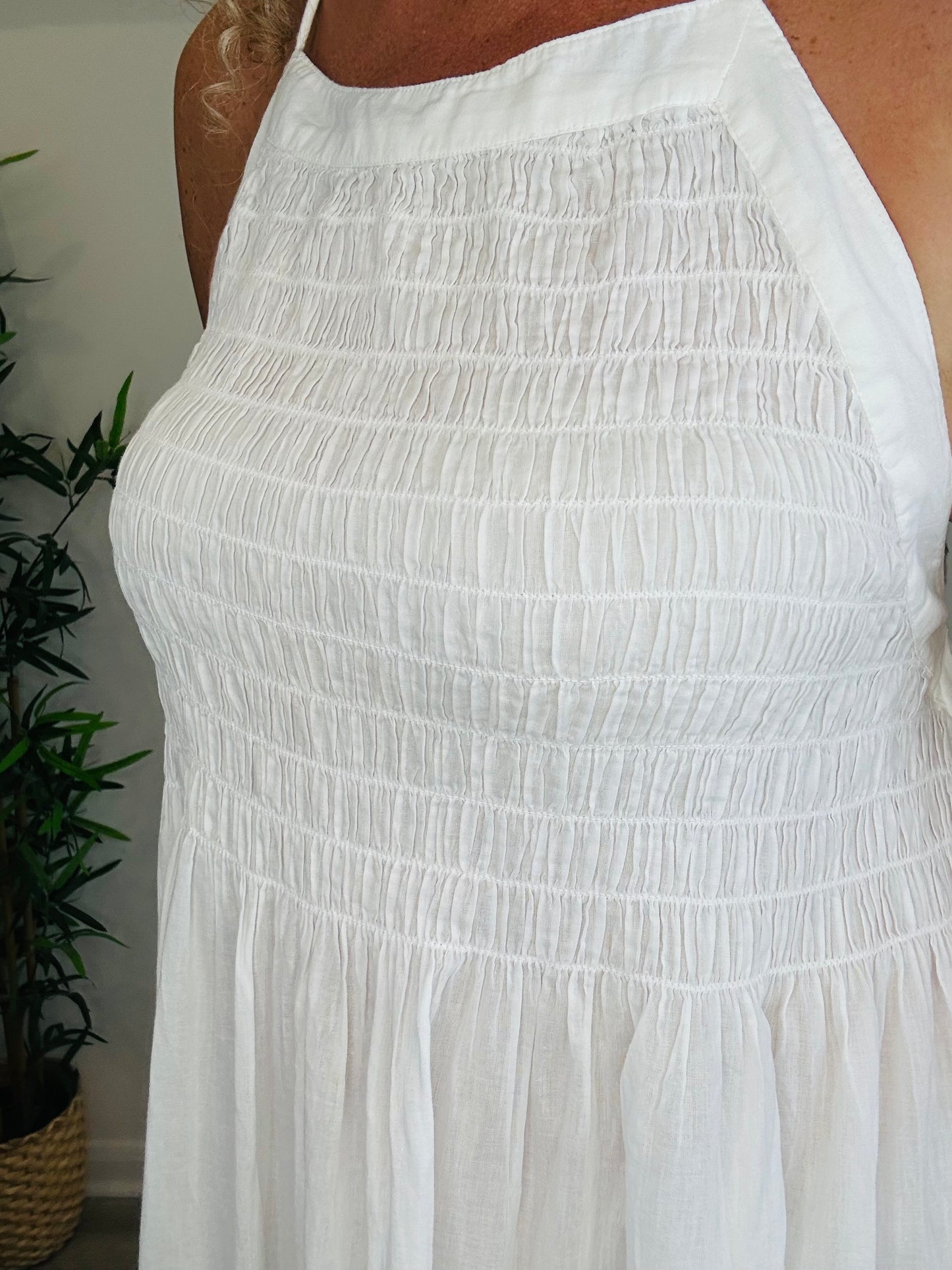 Cotton Halterneck Dress - Size 12