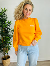 Load image into Gallery viewer, Puff Shoulder Sweatshirt - Size XS
