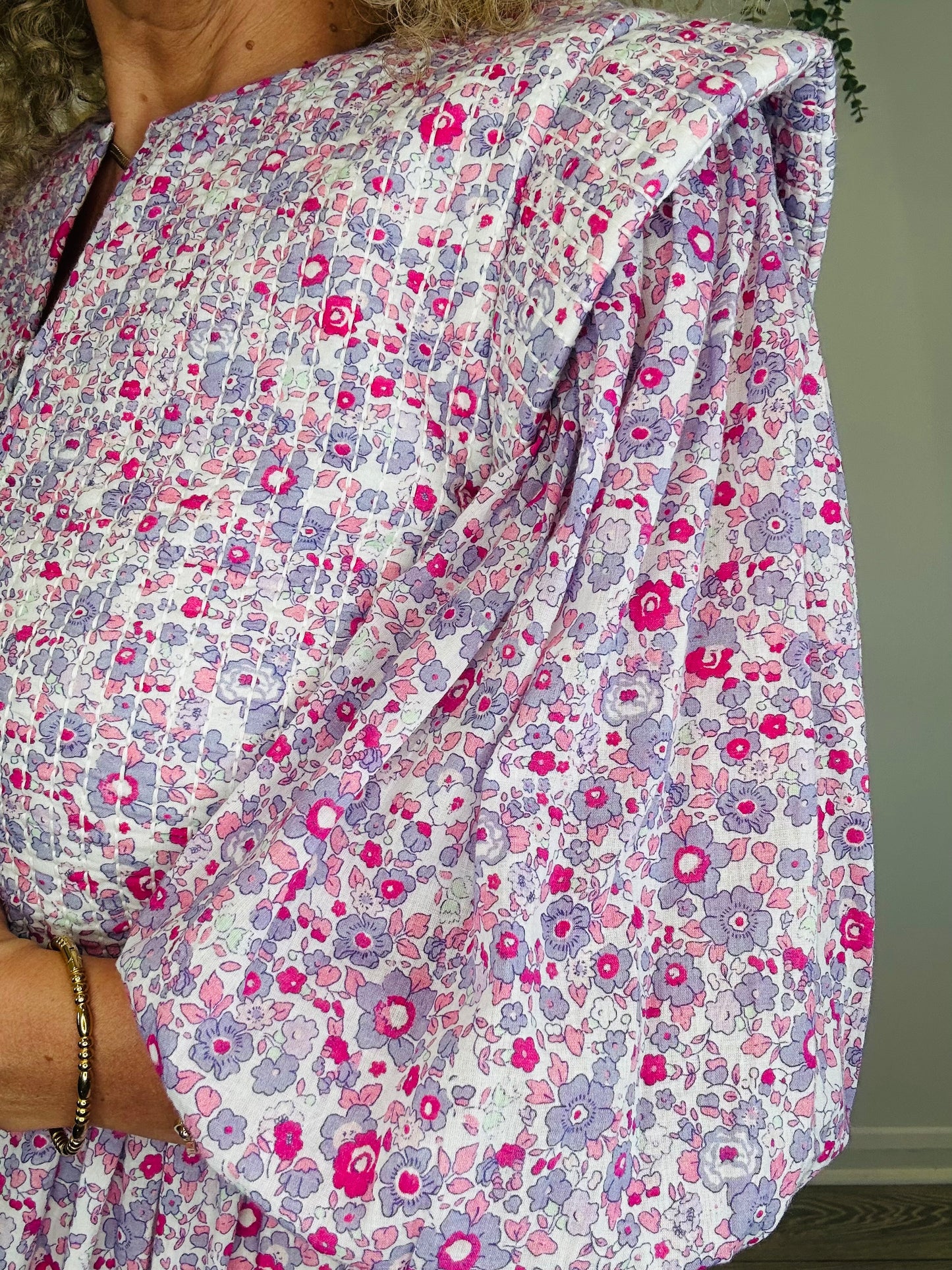 Floral Cotton Dress - Size 38