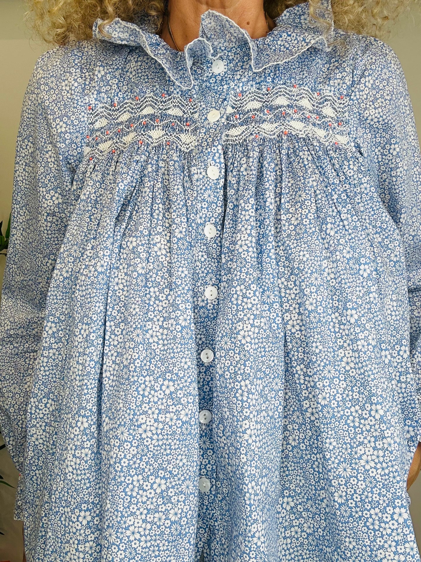 Floral Cotton Shirt - Size S