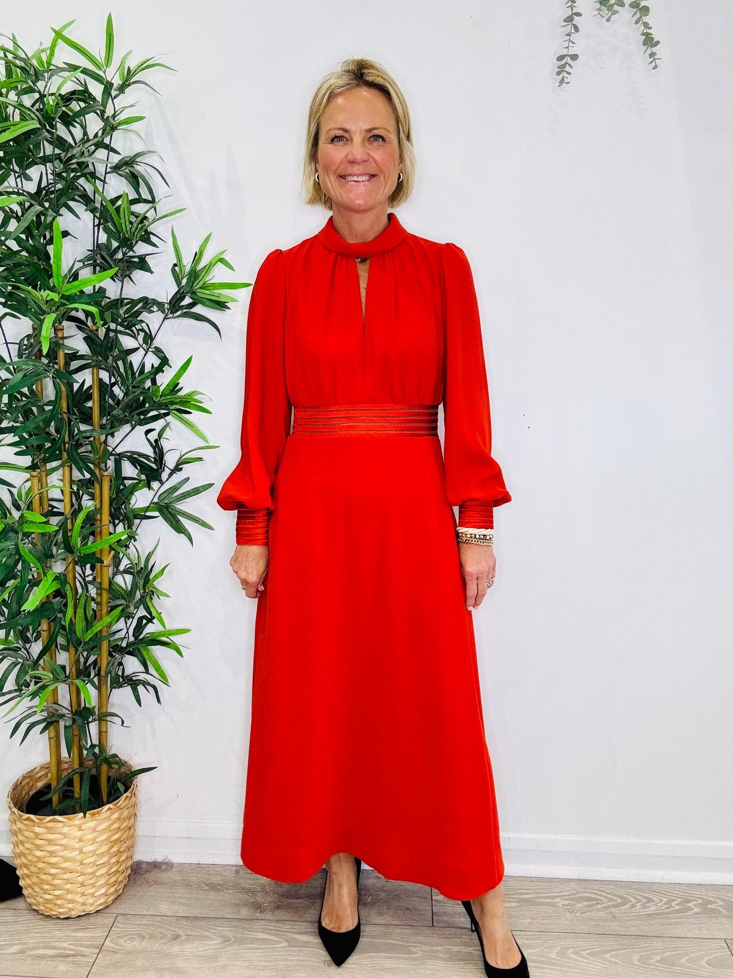 Crepe Maxi Dress - Size 12