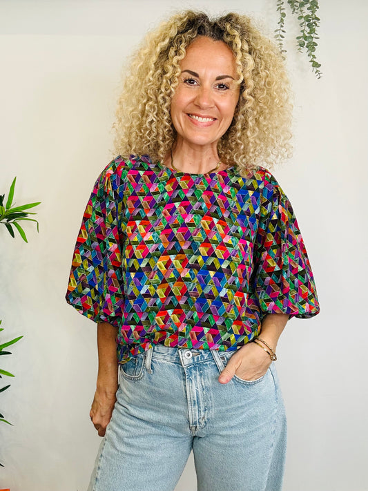 Silk Top - Size S