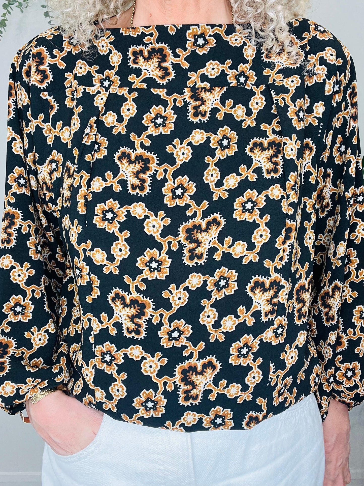 Patterned Top - Size 38