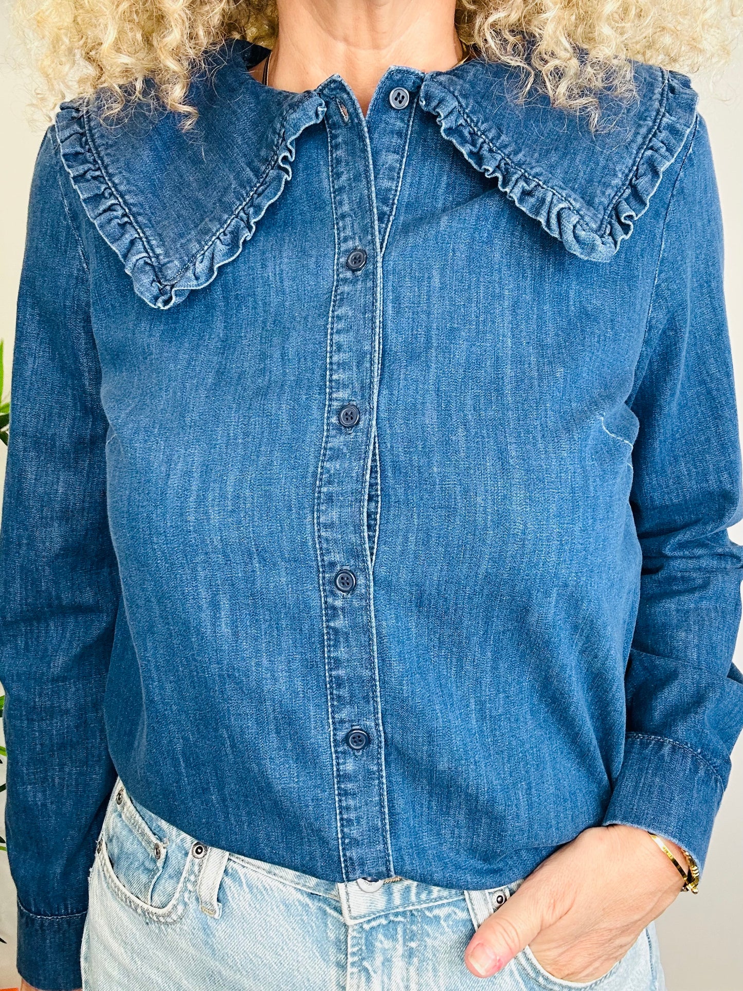 Denim Shirt - Size 38