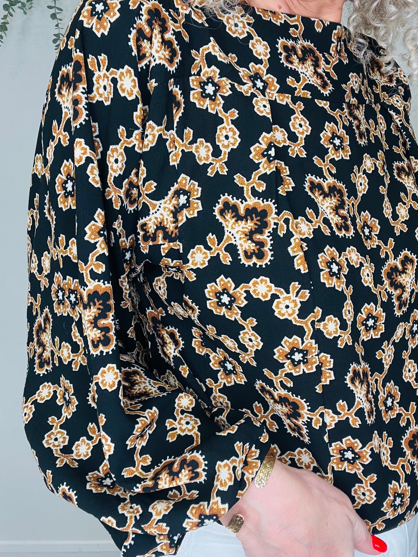 Patterned Top - Size 38