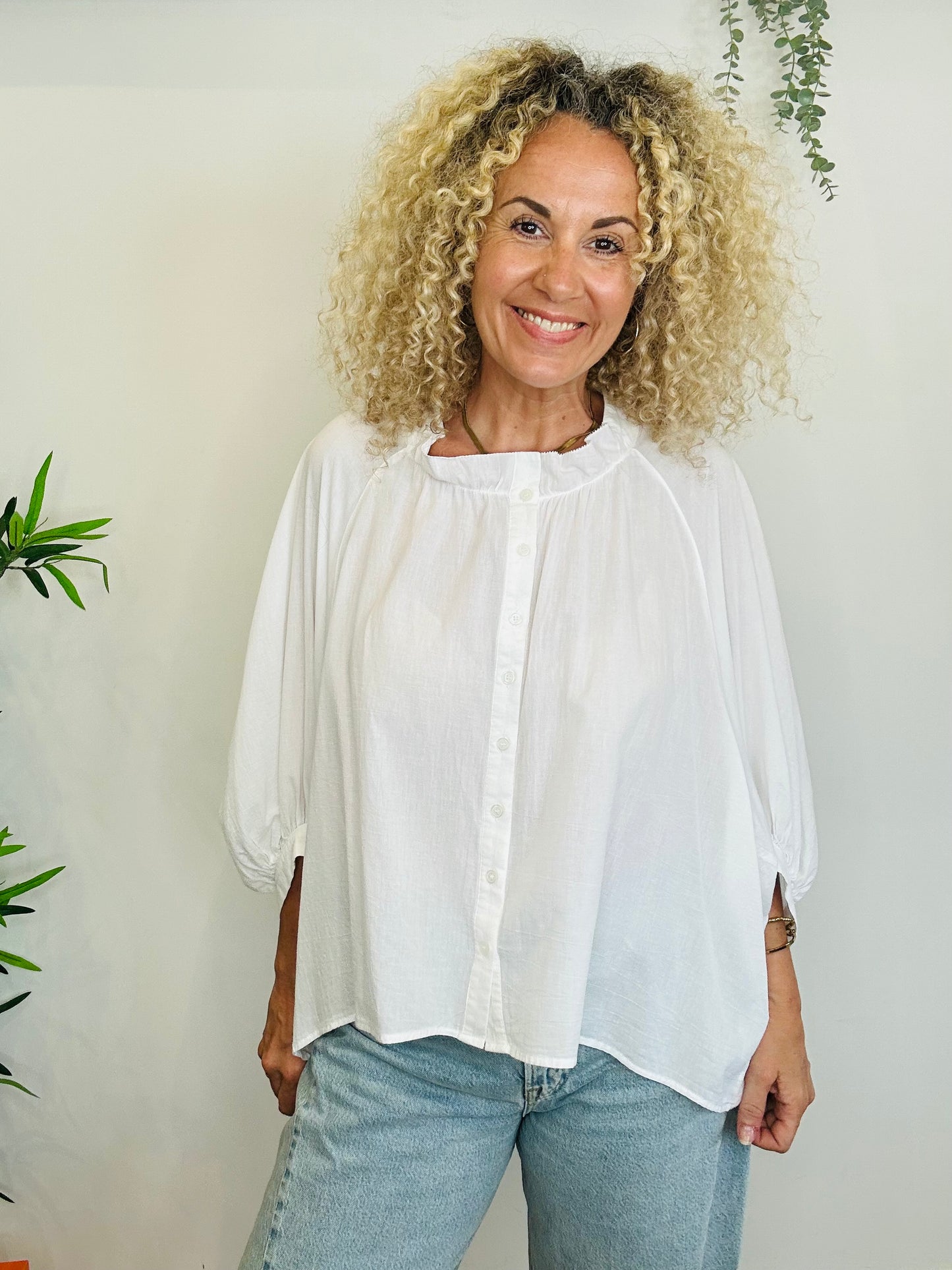Cotton Blouse - O/S