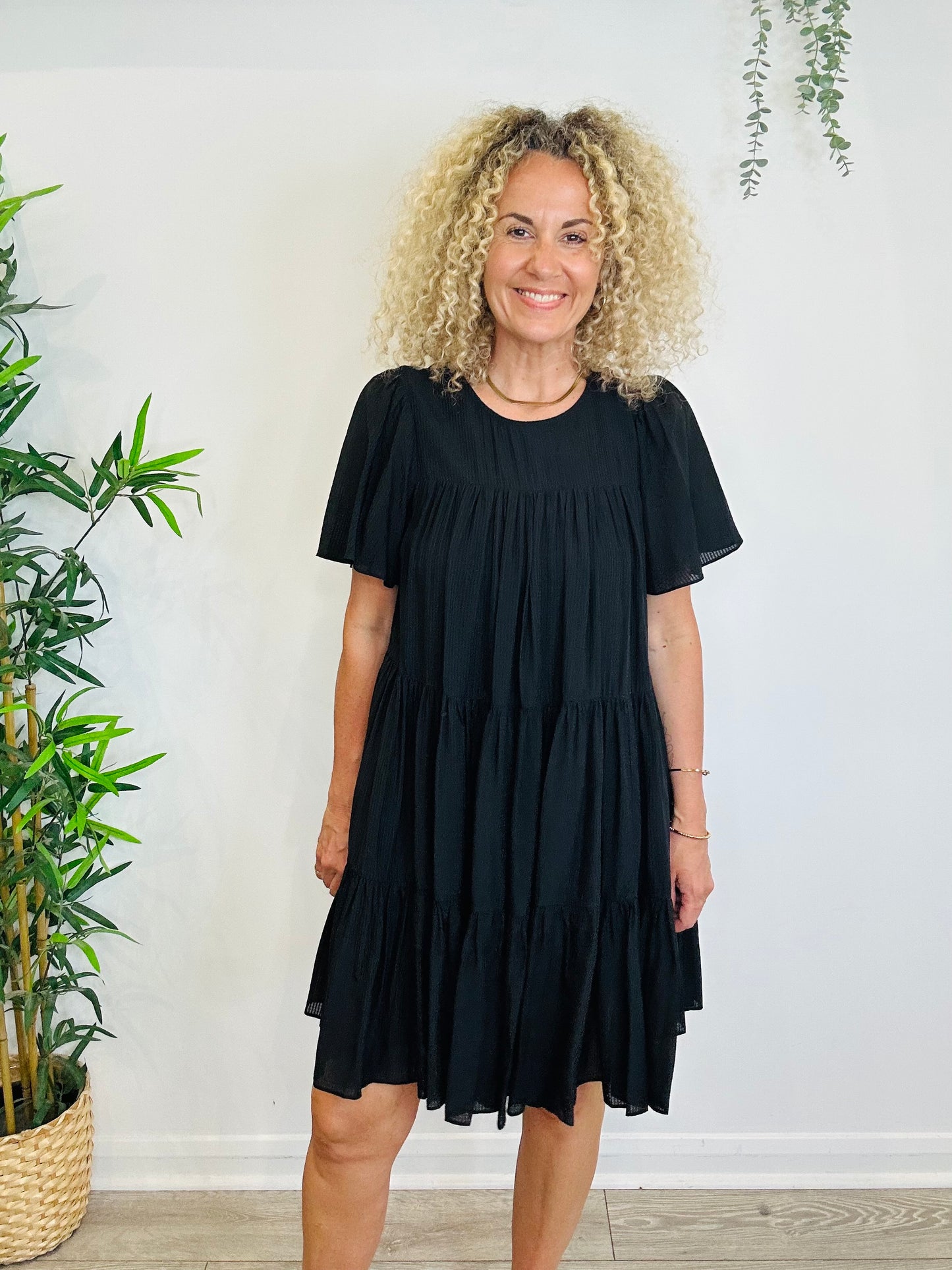 Short Tiered Dress - Size S