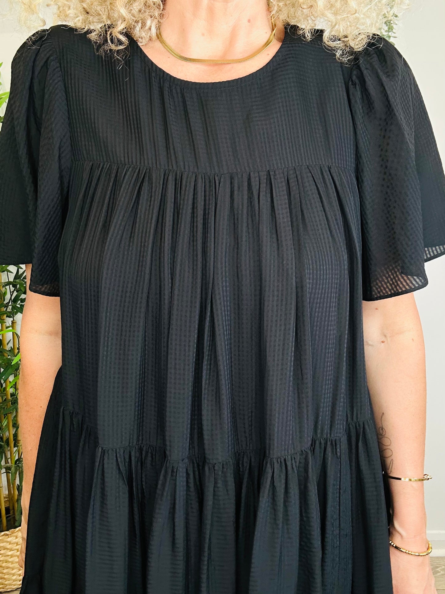 Short Tiered Dress - Size S