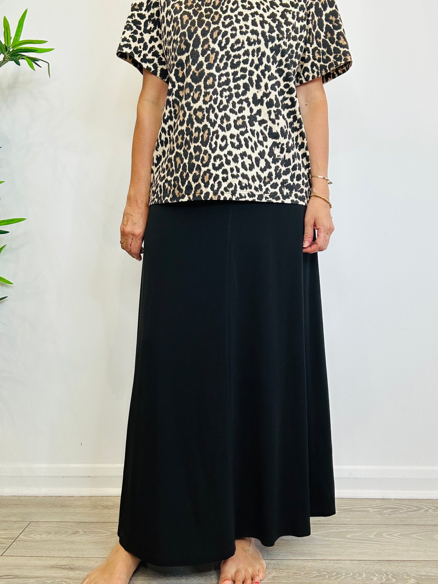 Jersey Maxi Skirt - Size L