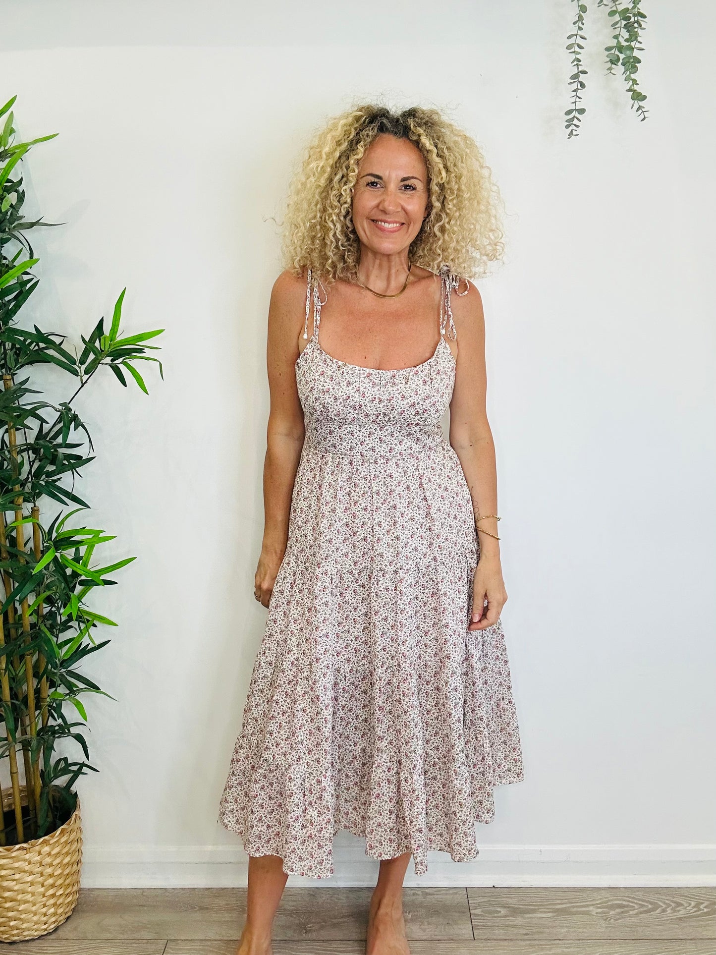 Floral Linen Sundress - Size 3
