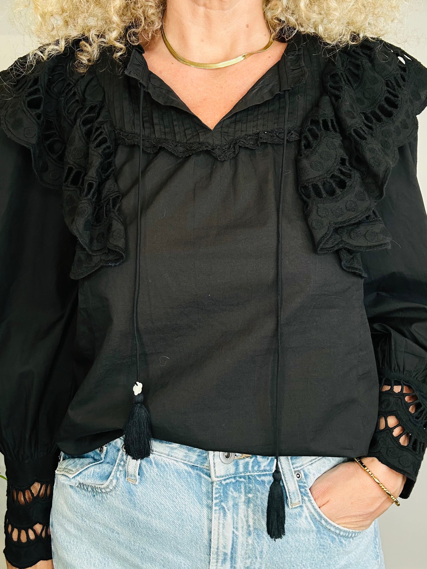 Cotton Blouse - Size M