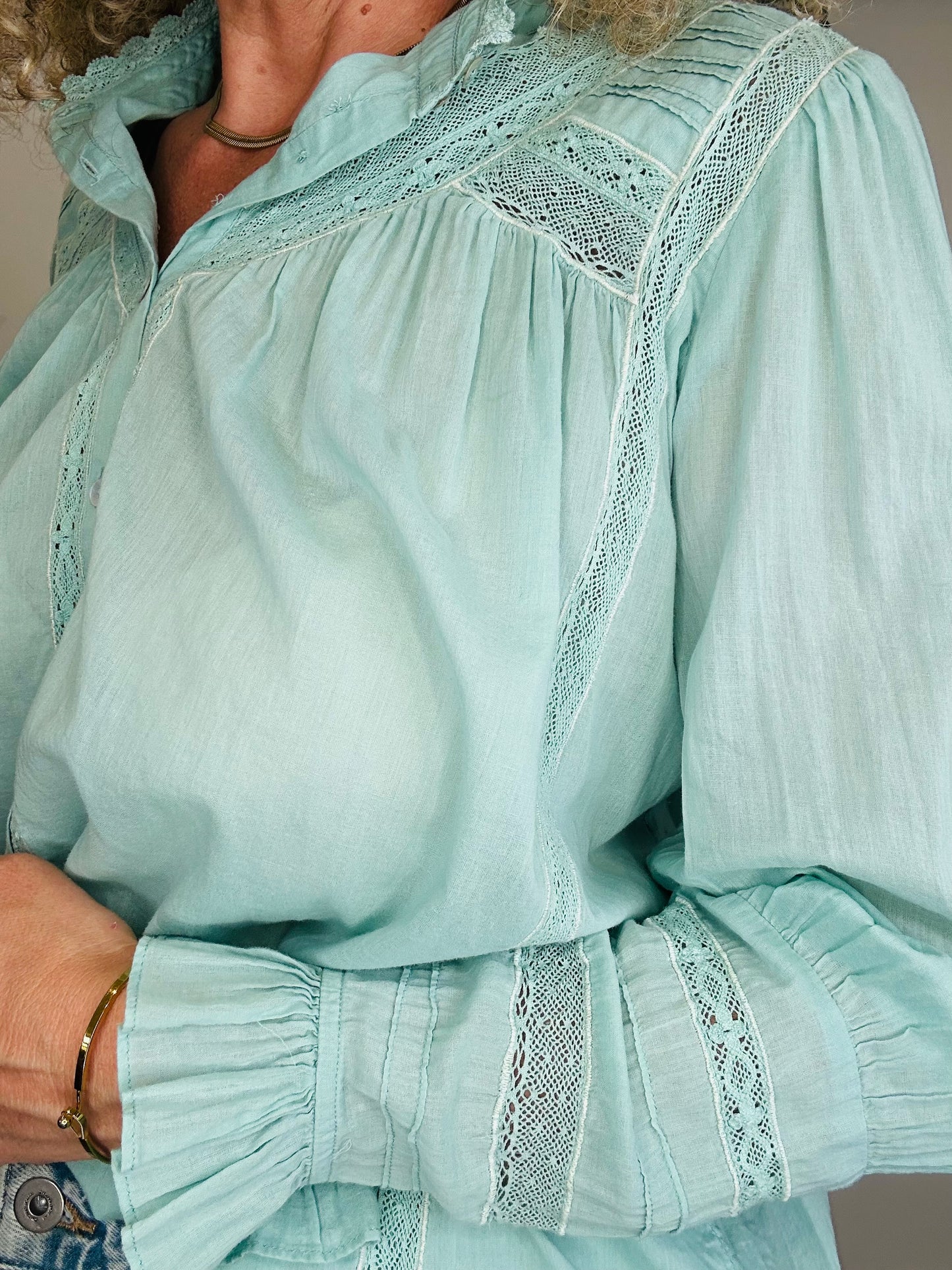 Lace Detail Shirt - Size 1