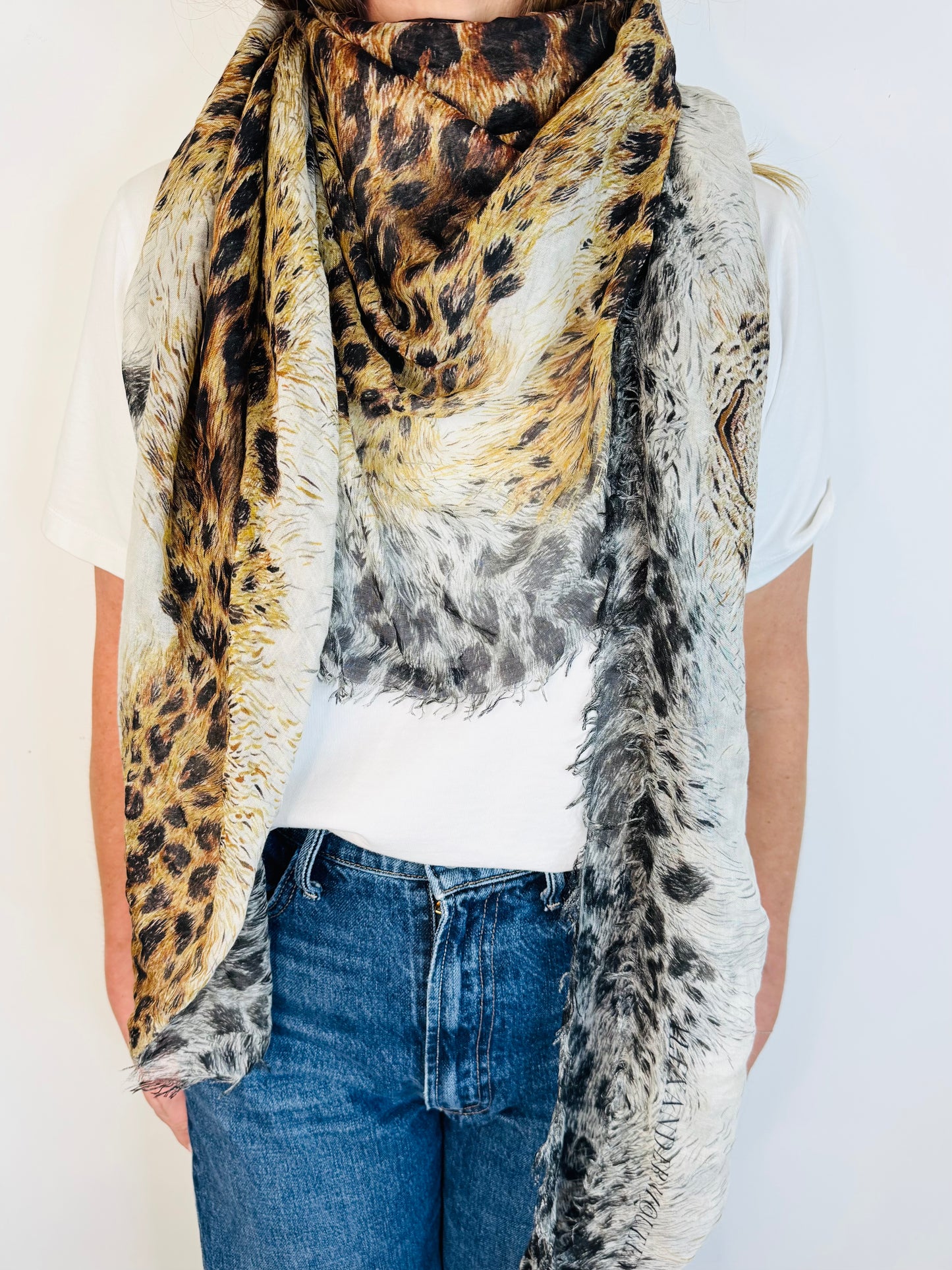Animal Print Scarf