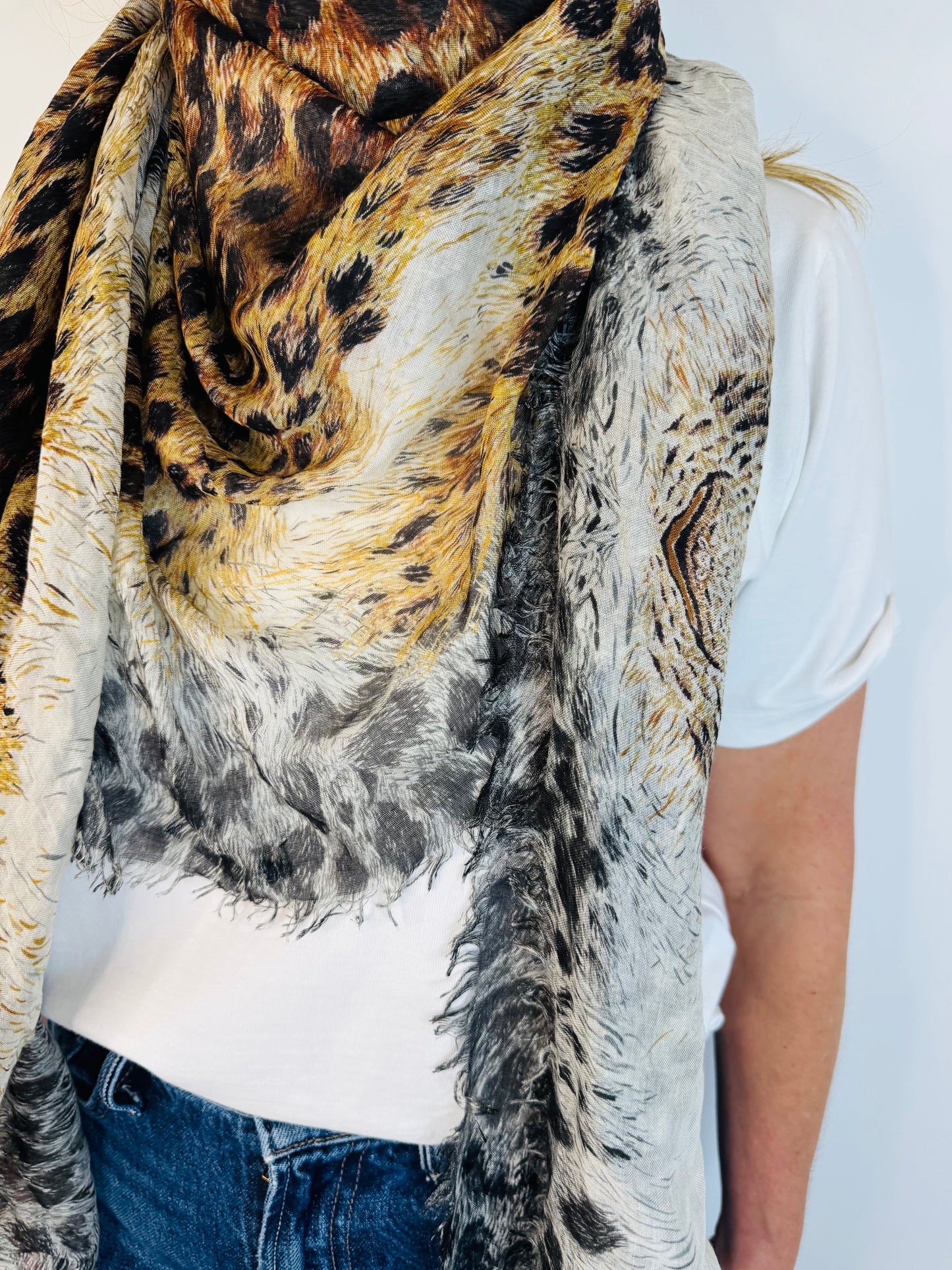 Animal Print Scarf