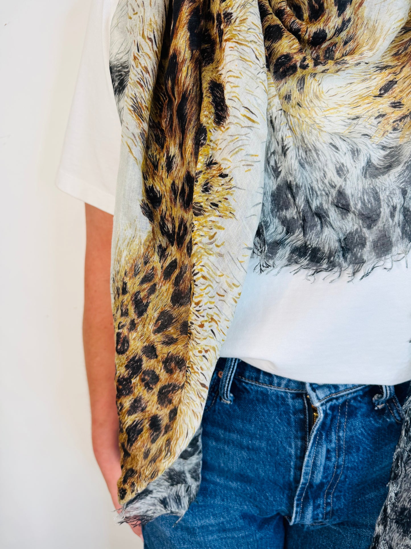 Animal Print Scarf