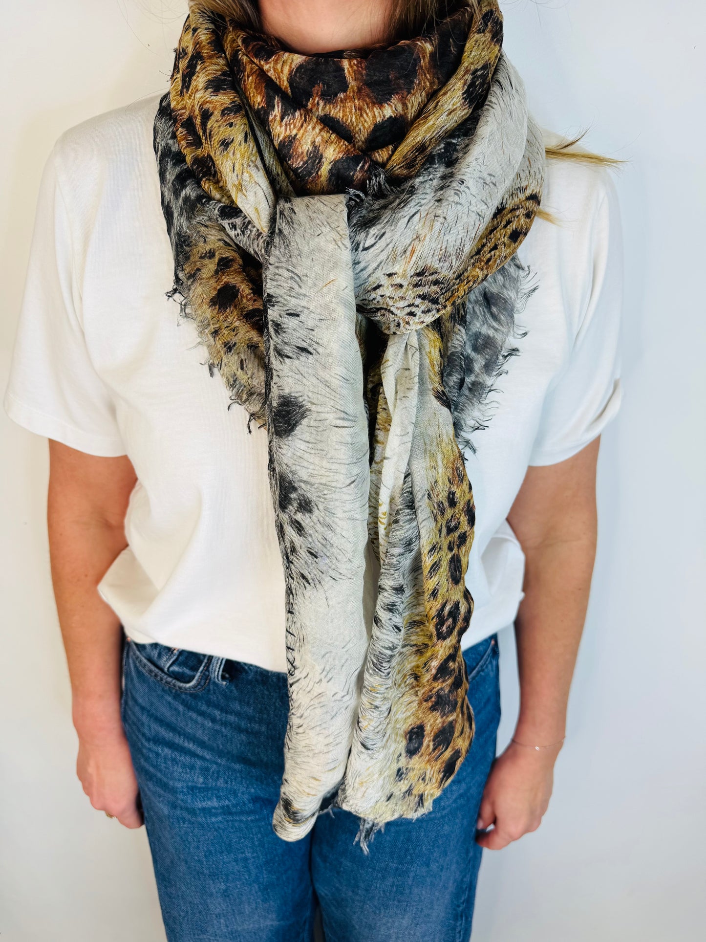 Animal Print Scarf