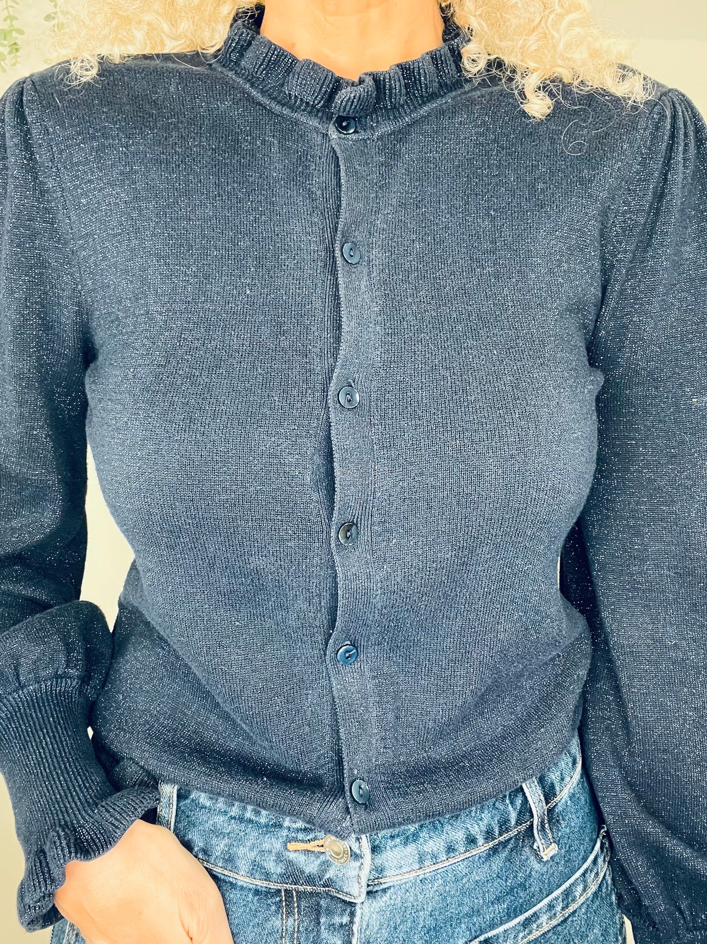Metallic Cardigan - Size 1