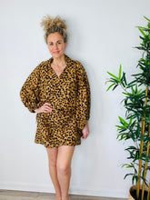Load image into Gallery viewer, Leopard Print Wrap Dress - O/S
