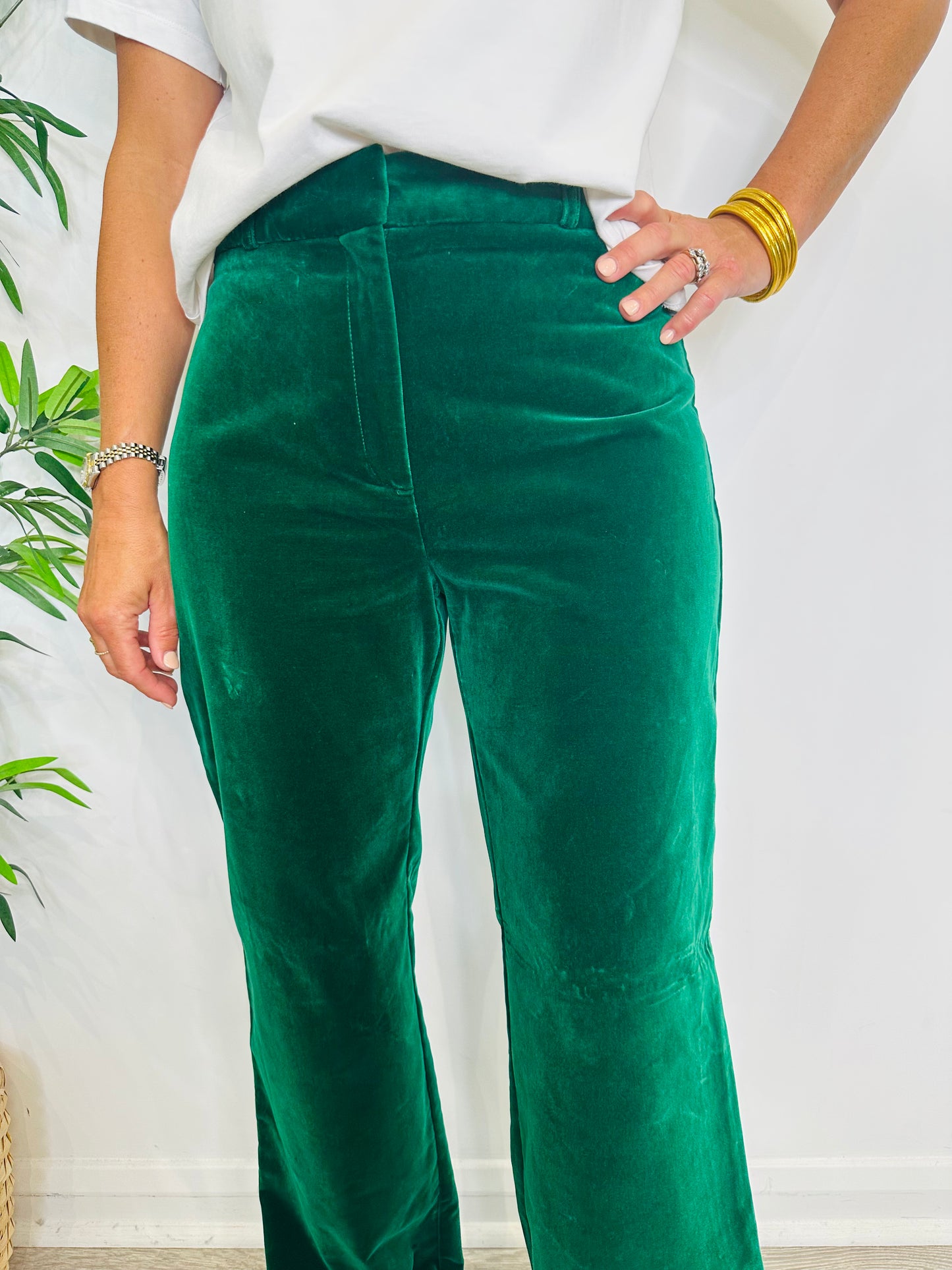 Velvet Trousers - Size 12