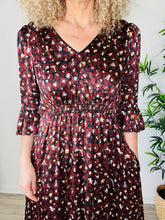 Load image into Gallery viewer, Patterned Silk Dress - Size 5
