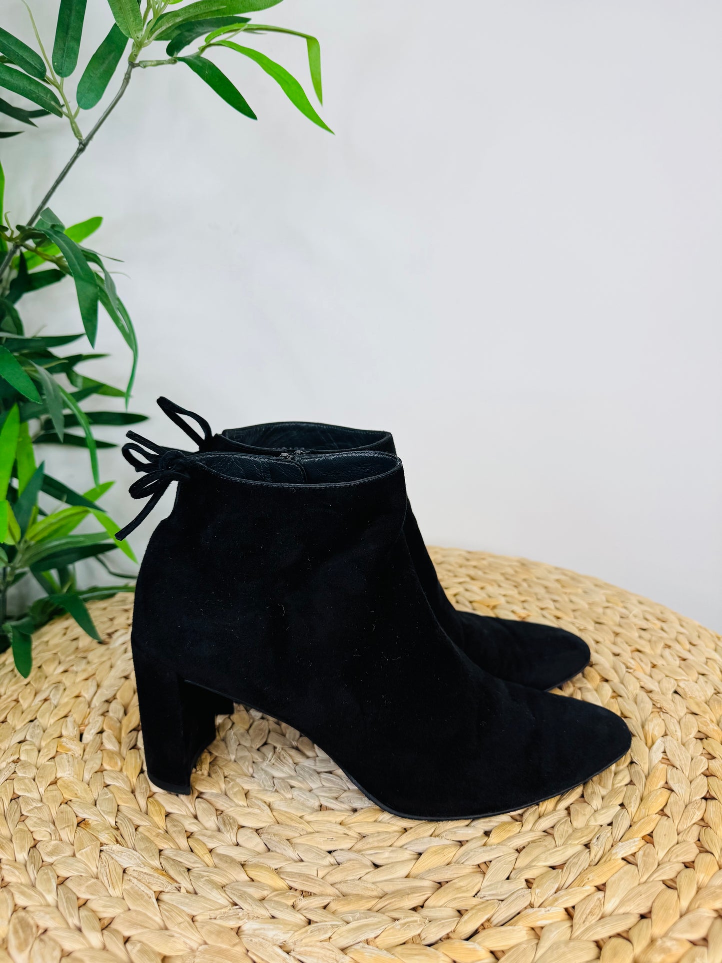 Suede Ankle Boots - Size 40.5