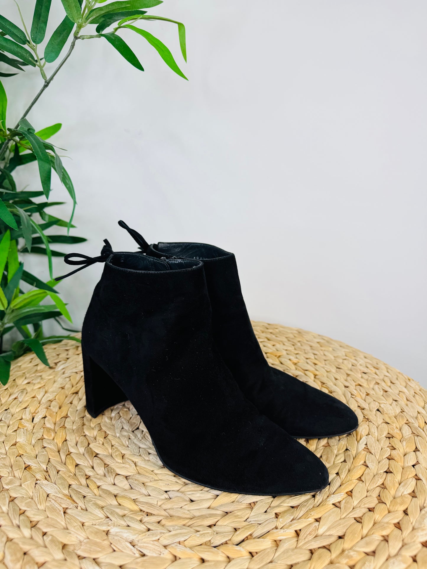 Suede Ankle Boots - Size 40.5