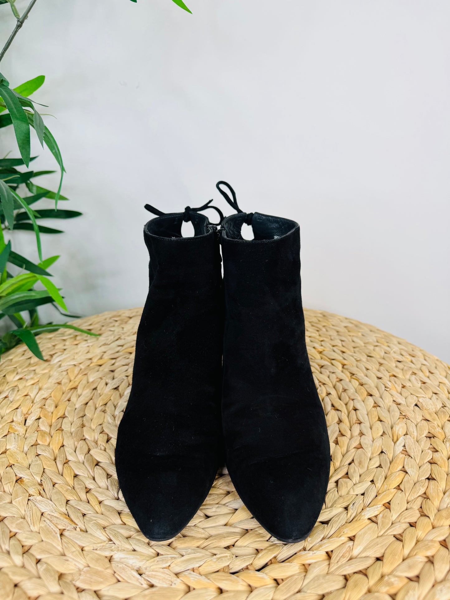 Suede Ankle Boots - Size 40.5