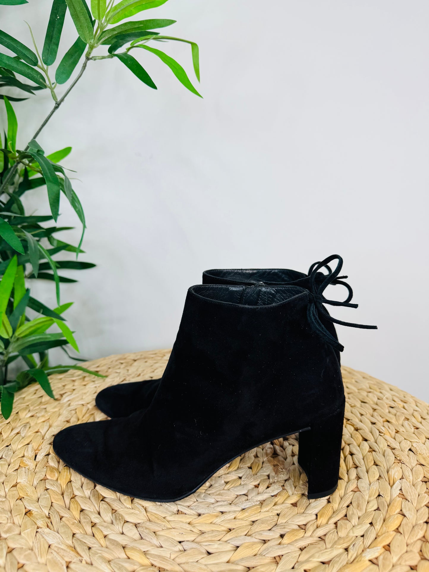 Suede Ankle Boots - Size 40.5