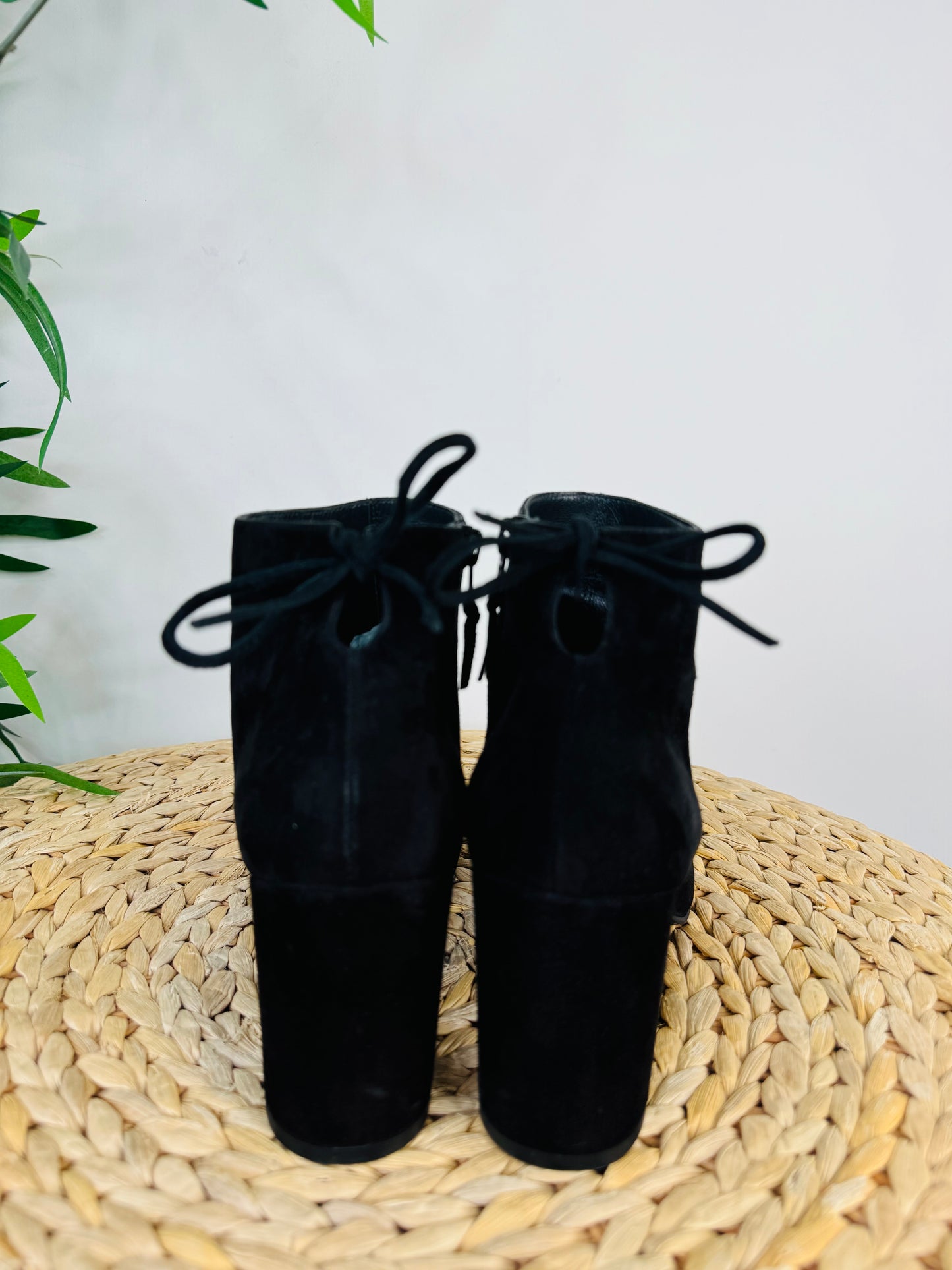 Suede Ankle Boots - Size 40.5