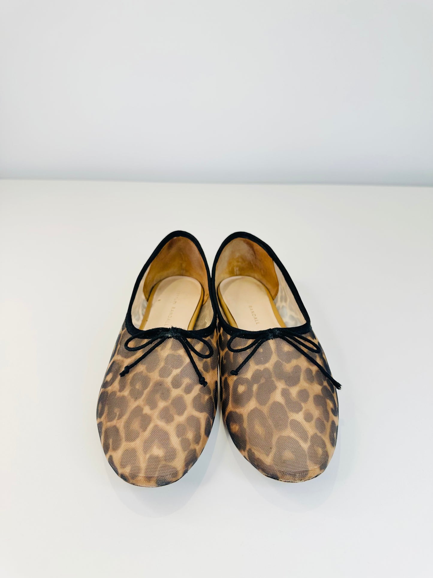 Landon Leopard Mesh Ballet Flats - Size 39.5