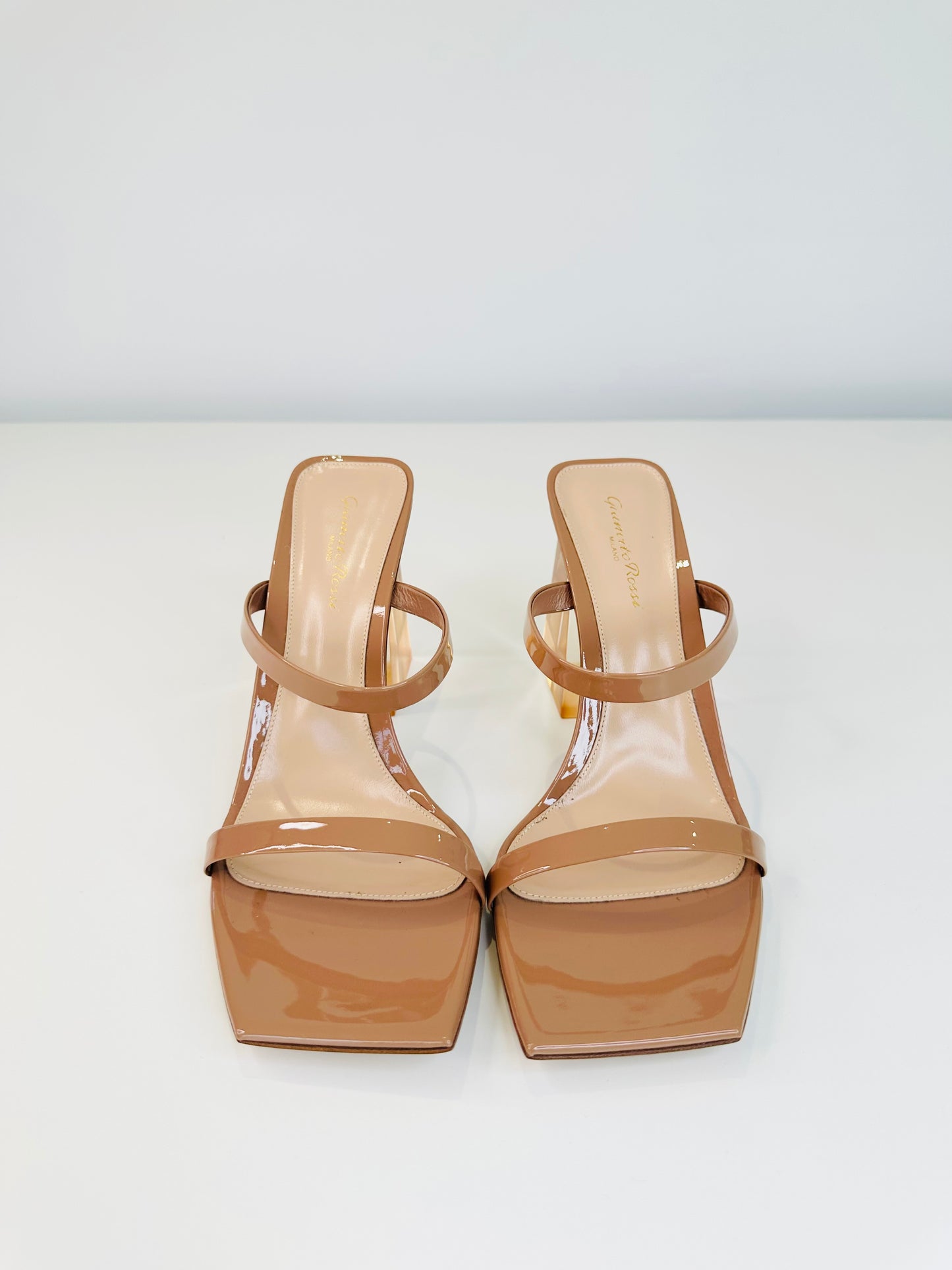 Vernice Patent Leather Sandals - Size 40.5