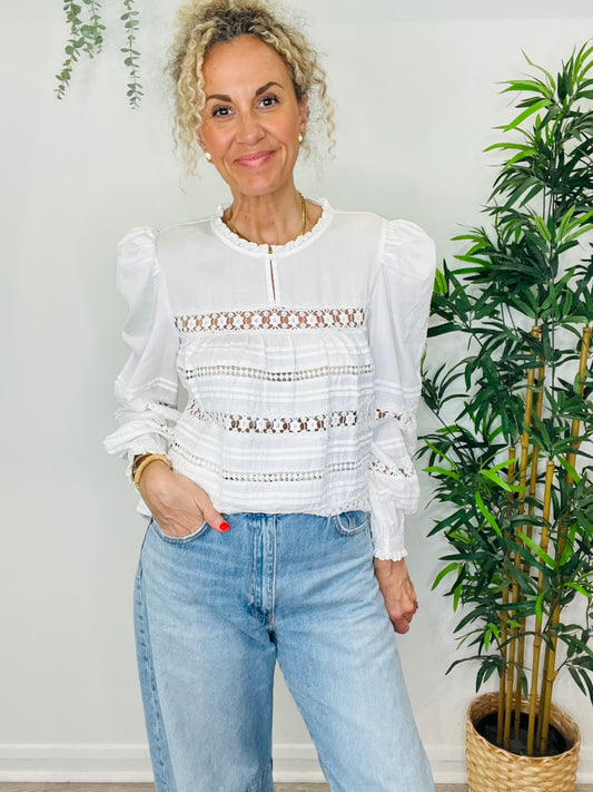 Crochet Detail Blouse - Size 3