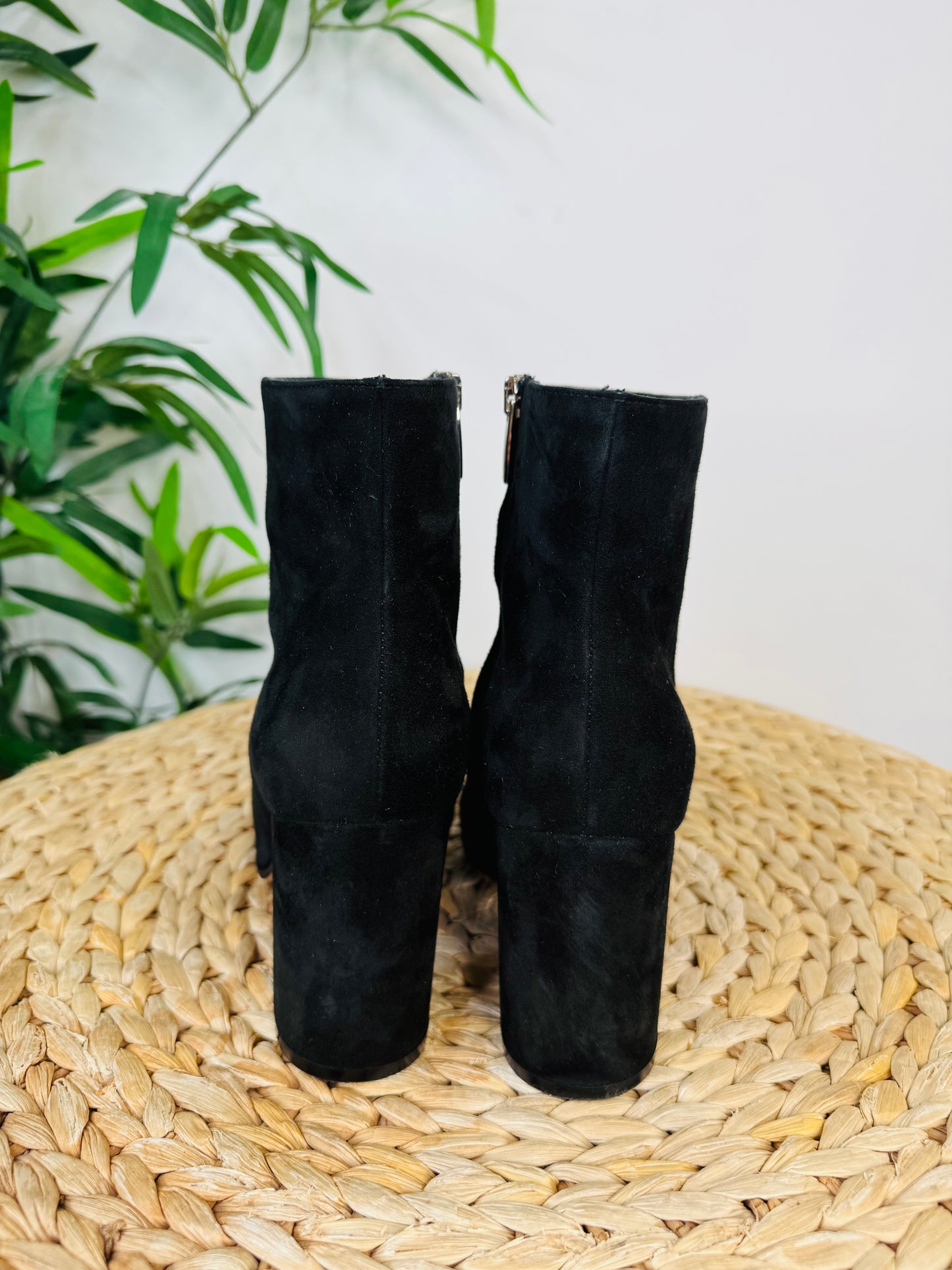 Suede Ankle Boots - Size 37