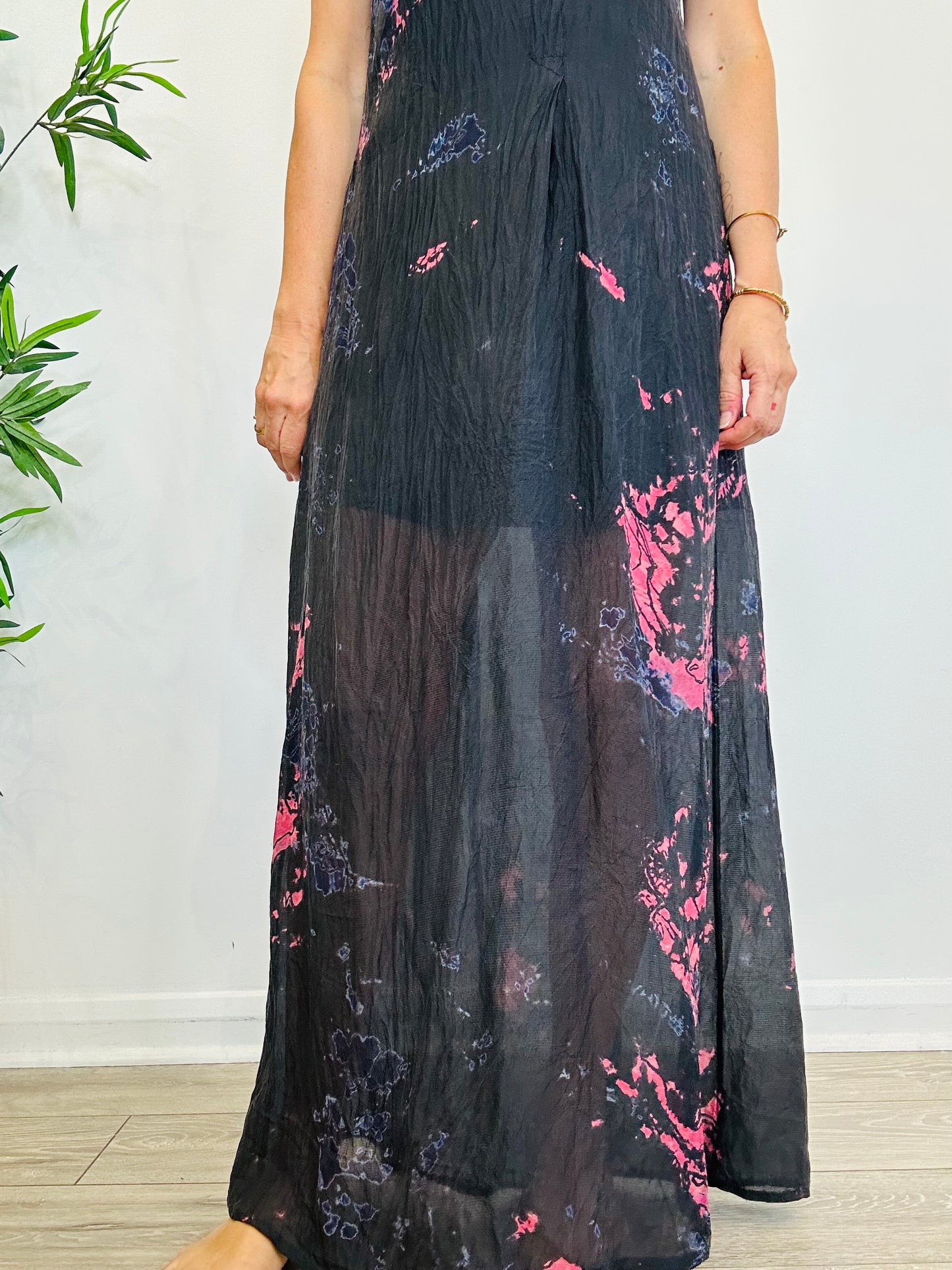 Sheer Silk Dress - Size 2