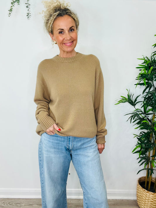 Oversized Cashmere Jumper - Size L