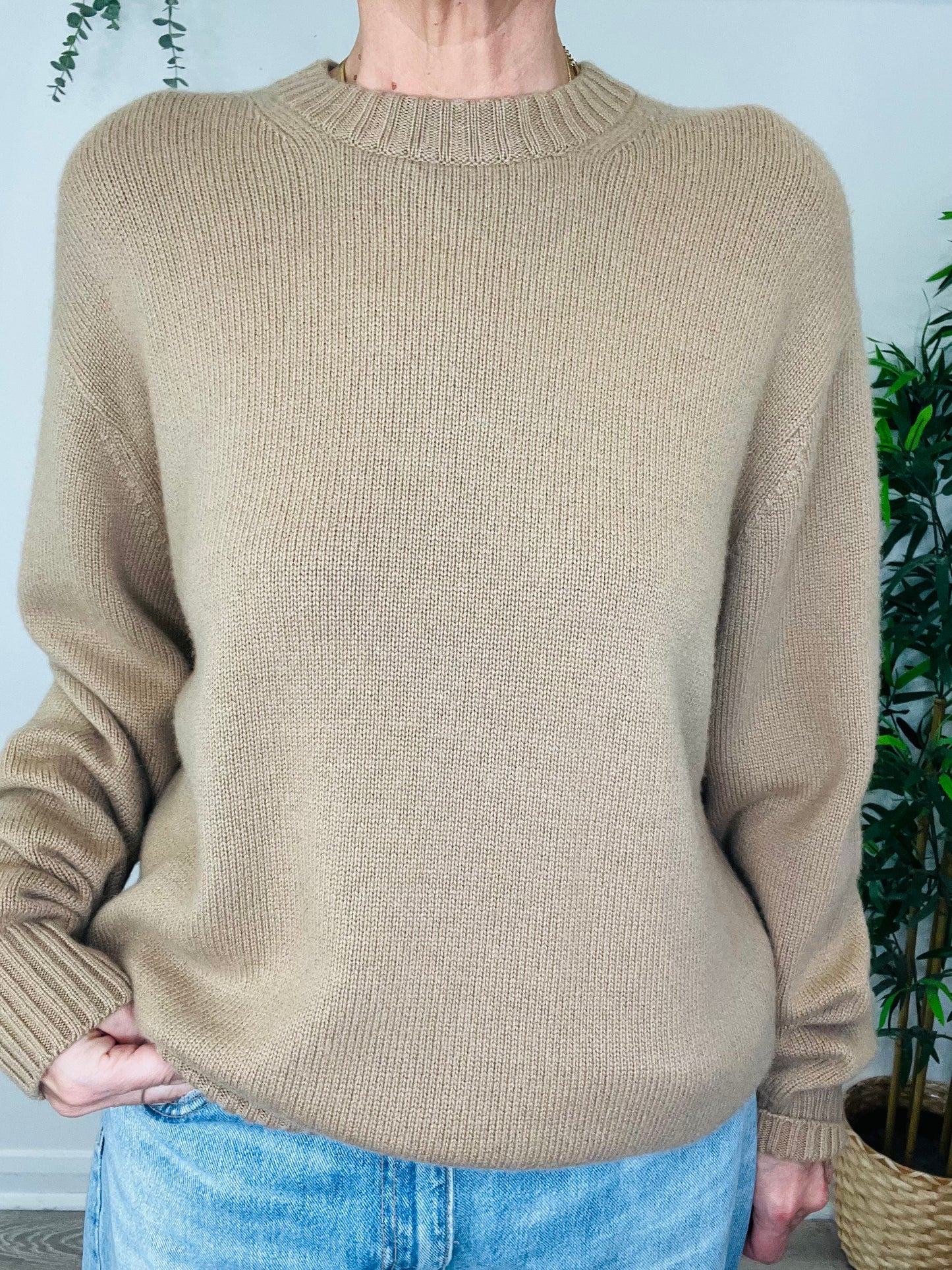 Oversized Cashmere Jumper - Size L