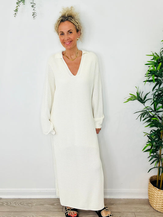 Crochet Maxi Dress - Size L
