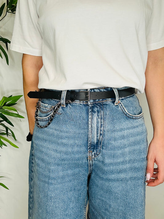 Leather Chain Belt - Size 1