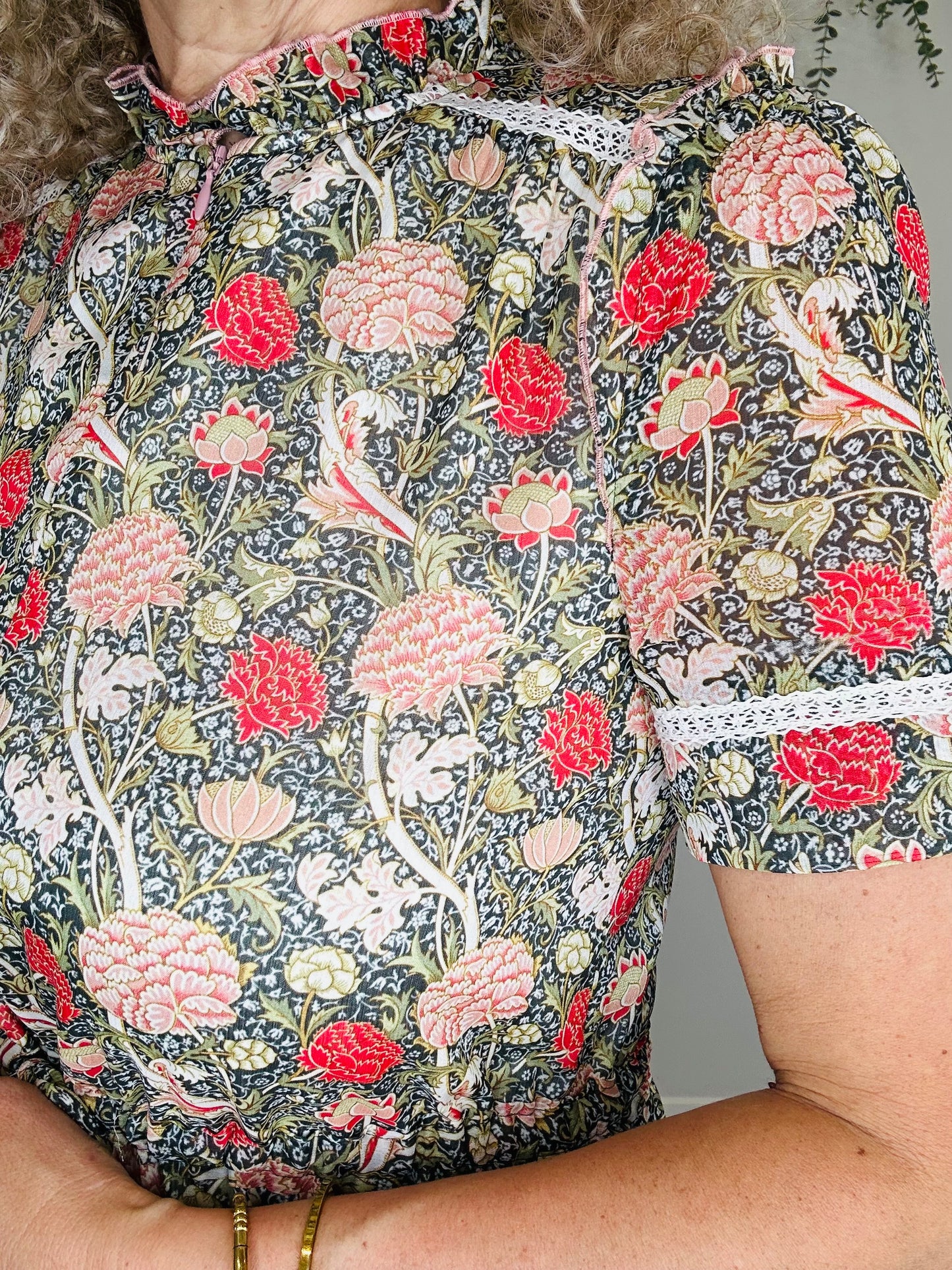 Floral Midi Dress - Size 6