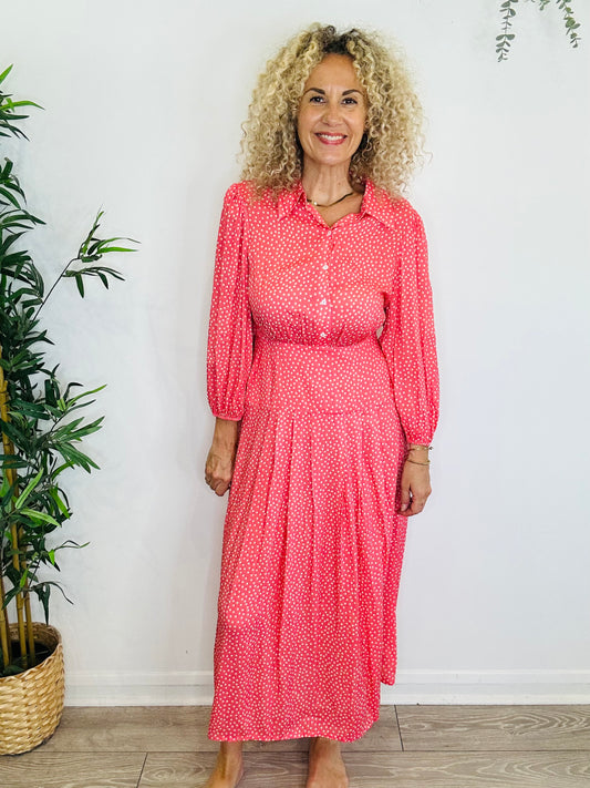Izzy Polka Dot Dress - Size M