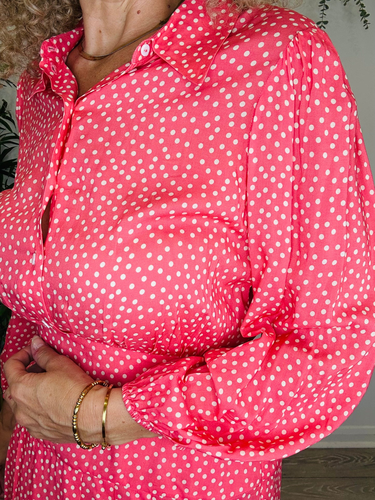 Izzy Polka Dot Dress - Size M