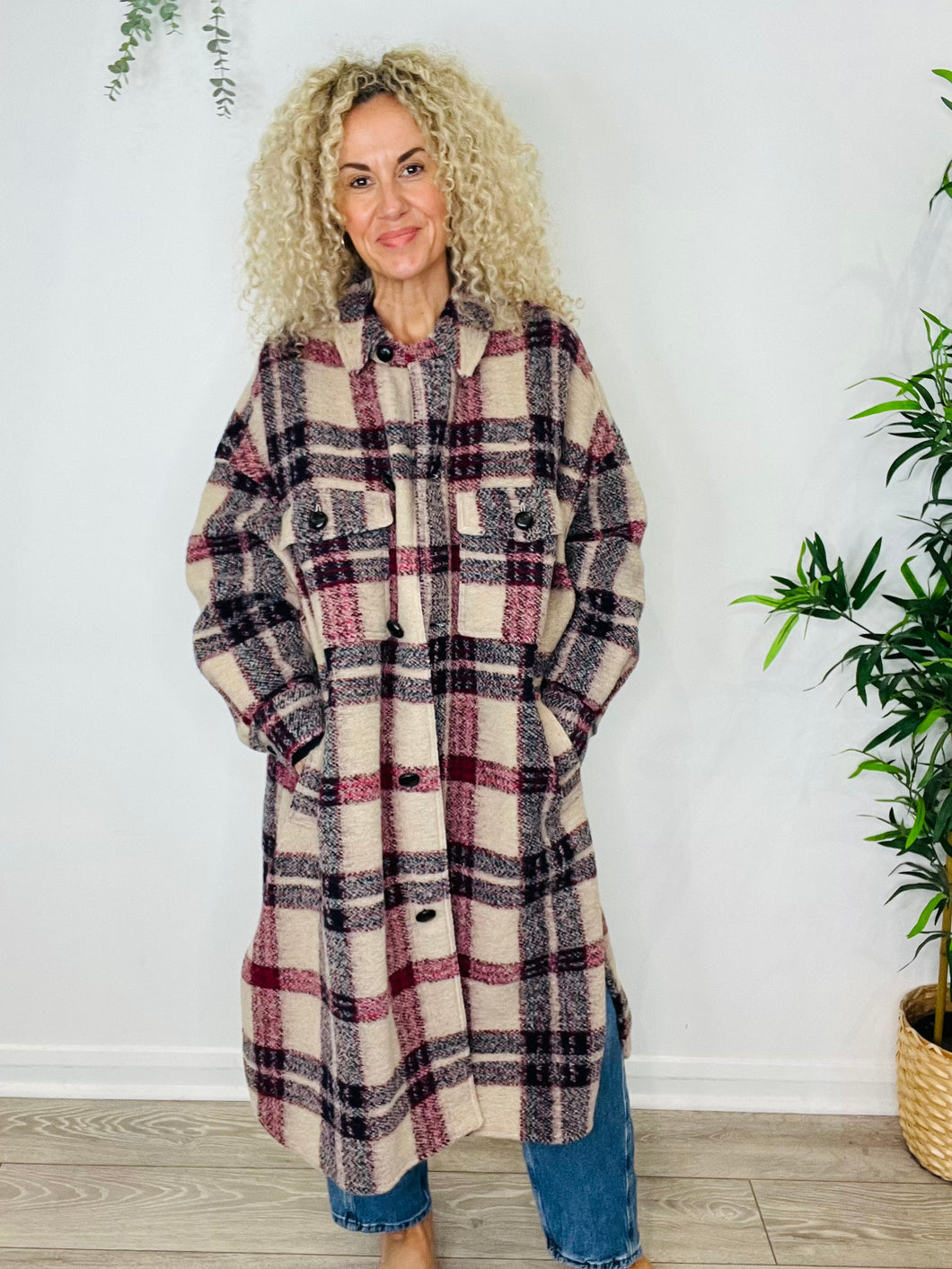 Check Fontizi Coat - Size 2