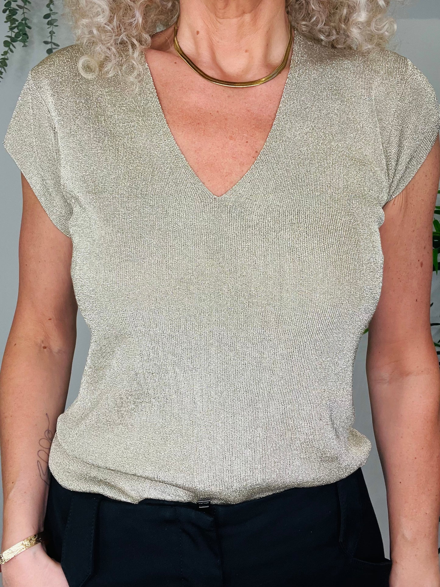 Metallic Top - Size S