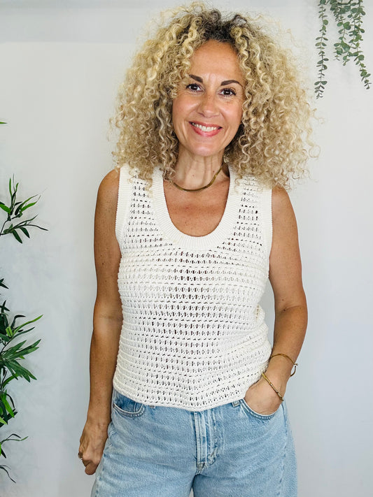 Knitted Vest - Size S