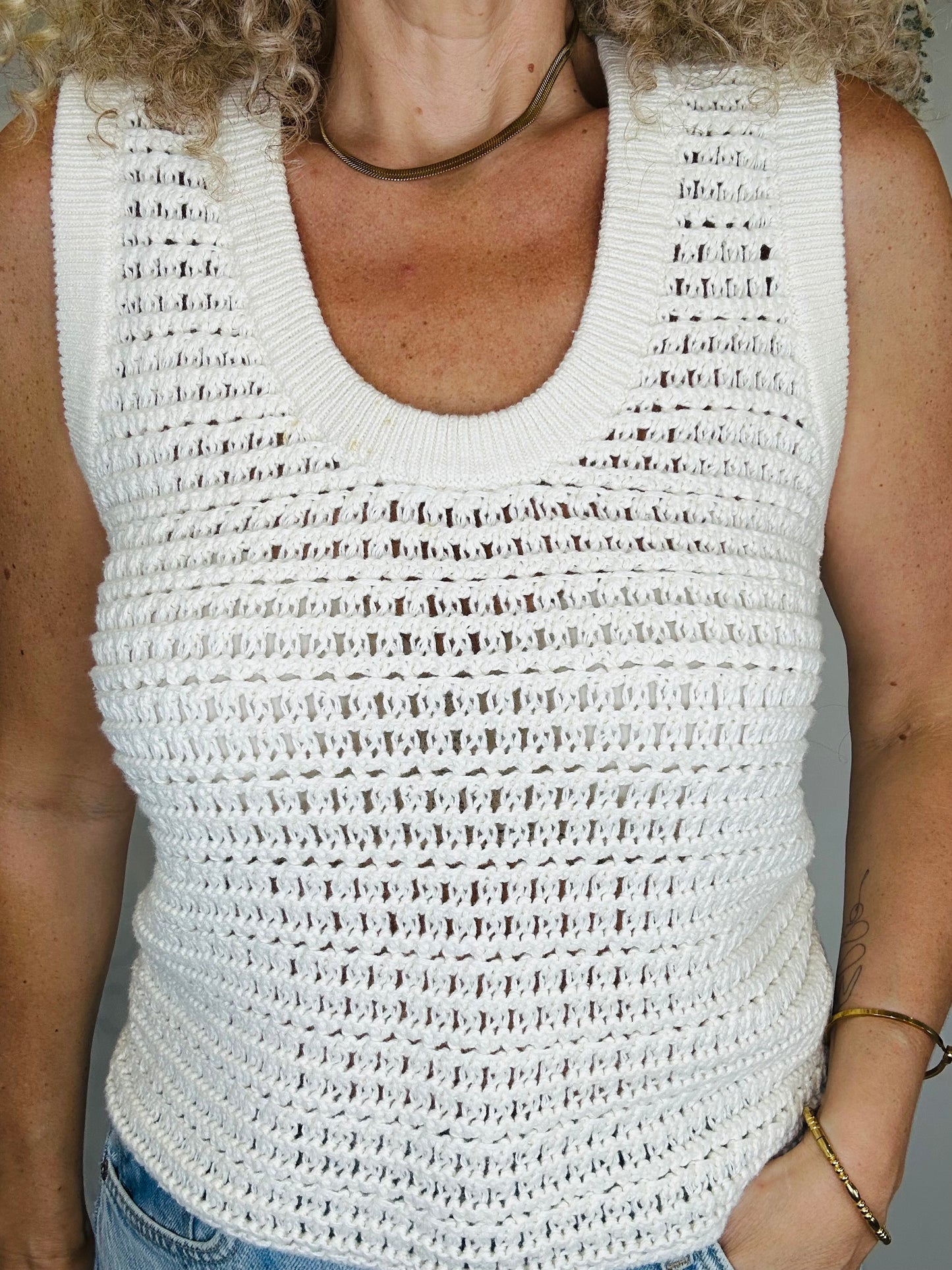 Knitted Vest - Size S
