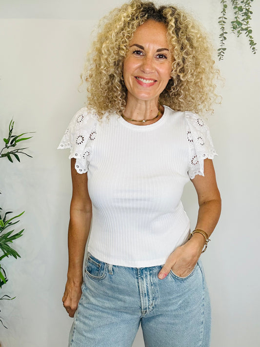 Ribbed Top - Size M