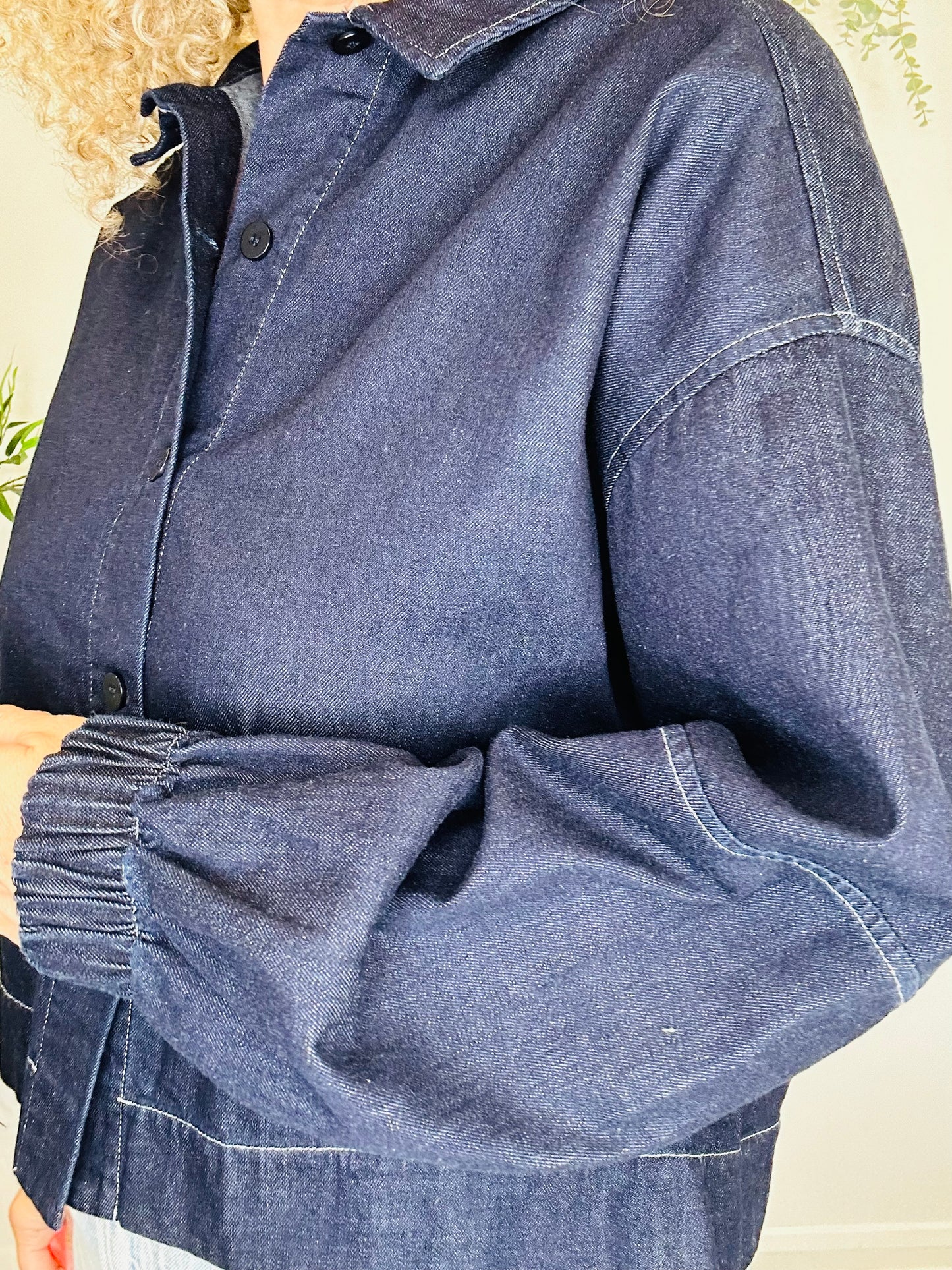 Denim Shacket - Size M