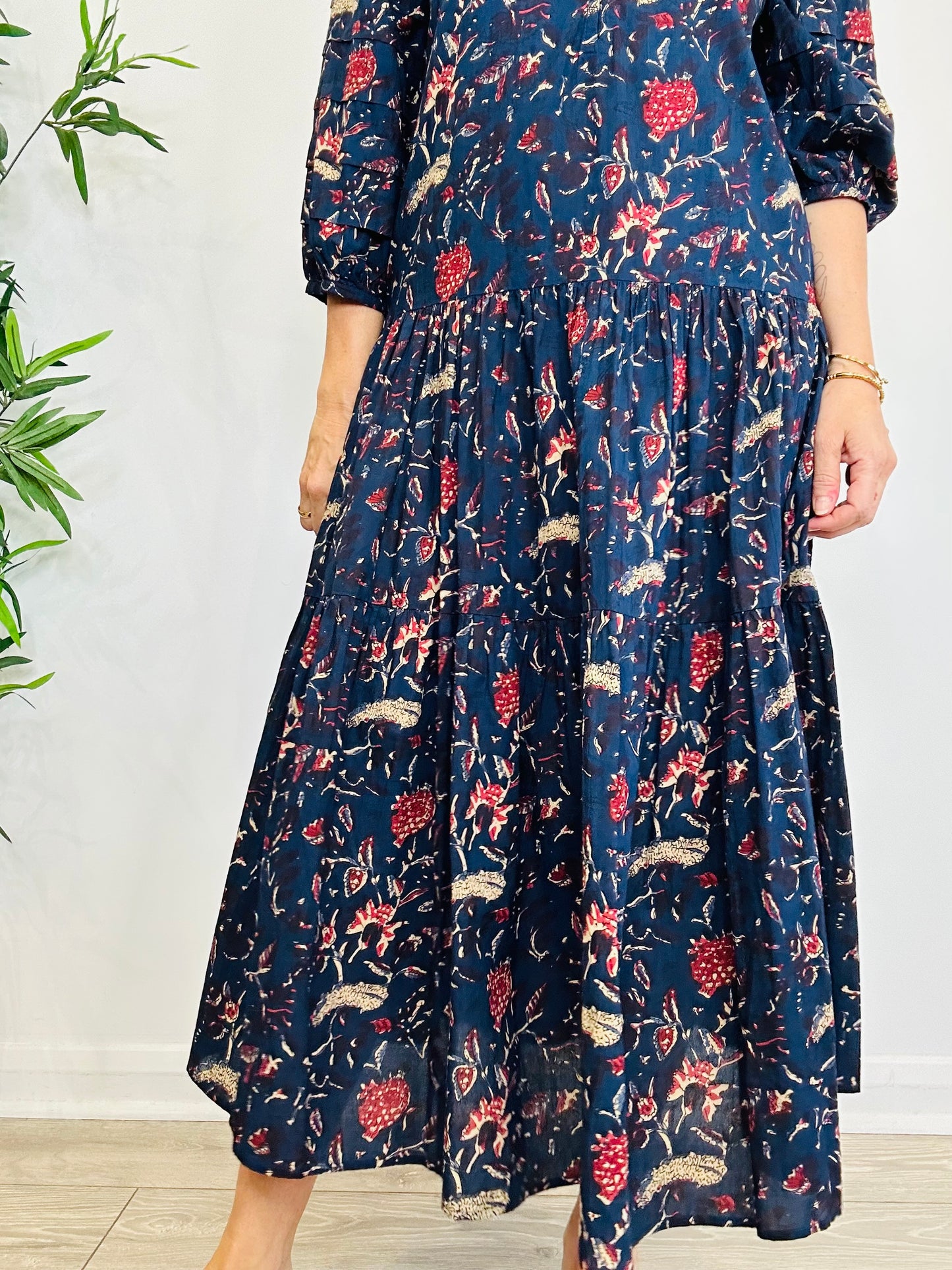 Floral Cotton Dress - Size XS