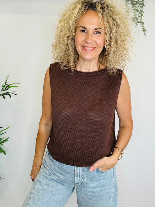 Knitted Tank - Size S