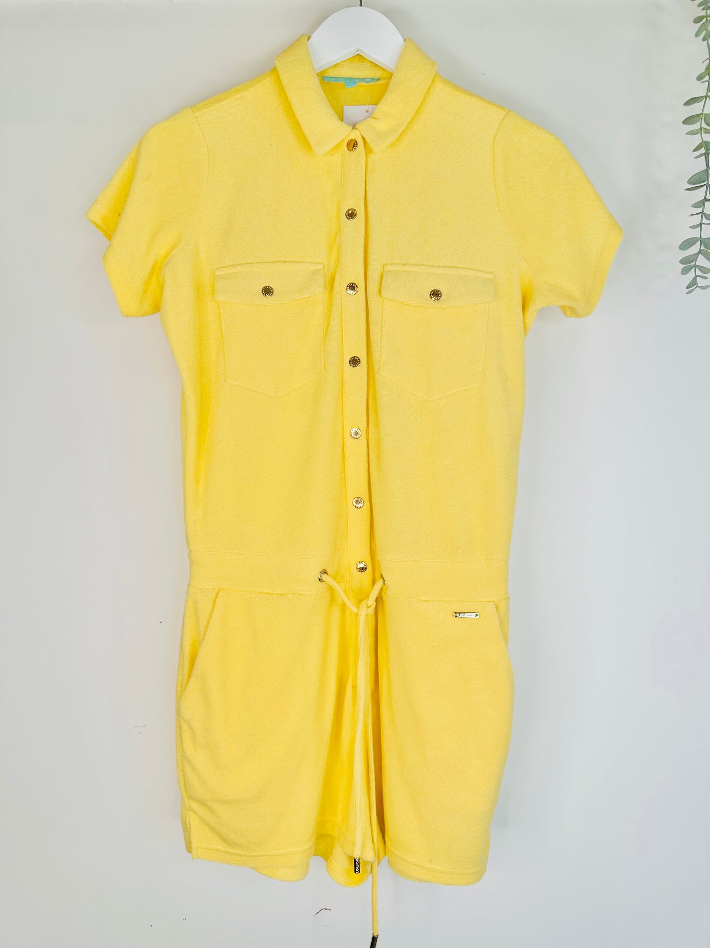 Towelling Playsuit - Size S